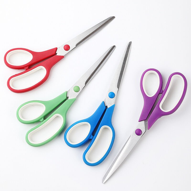 Jalleria - Schere, angenehme weiche Griffe und scharfe Klingen aus rostfreiem Stahl, perfekt zum Schneiden von Papier, S...