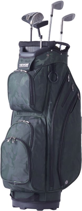 Golf-Cart-Tasche mit 14-Wege-Organizer-Unterteilung oben, 91,4 cm (36 Zoll) 11 Taschen, Premium-Nylon-Cart-Tasche, langl...