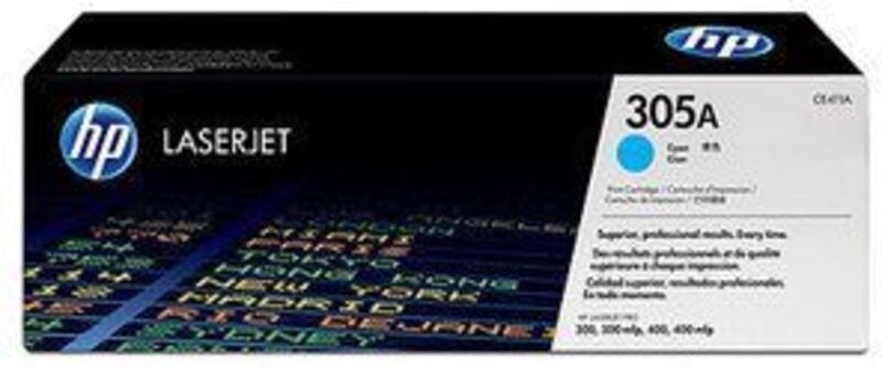 Toner Originalzubehör 305A ca. 2.600 Seiten cyan