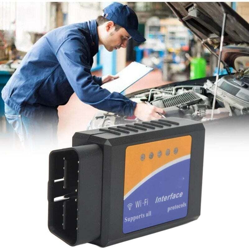 ELM327 WLAN-USB-Scanner-Code-Lesegerät, Kfz-Diagnoseschnittstelle, Motorkontrollleuchte für EOBD-konforme Fahrzeuge