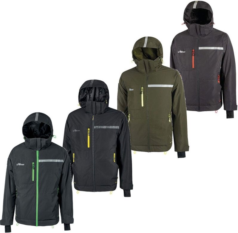 U-Power Wink Wasserabweisende Arbeitsjacke - XL - Gris