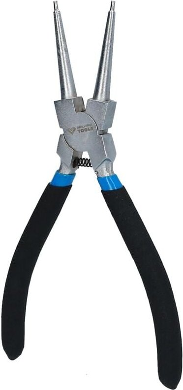 Brilliant Tools - Seegeringzange für Innensicherungsringe, gerade, 175 mm
