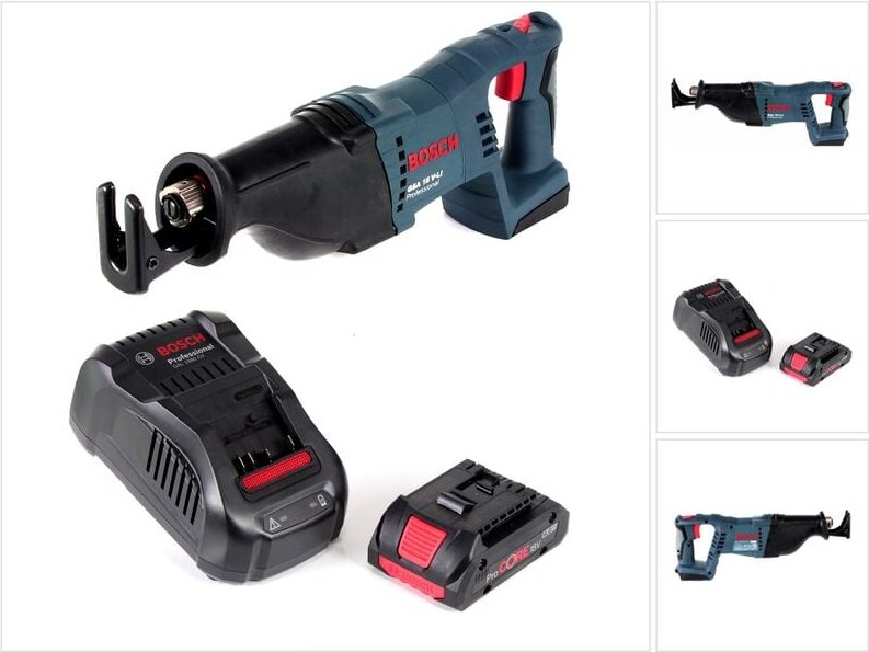 Bosch GSA 18 V-LI Akku Säbelsäge 18V + 1x Akku 4,0Ah + Ladegerät