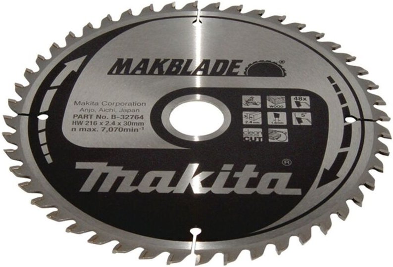 Sägeblatt makblade 216x30x48Z - Makita