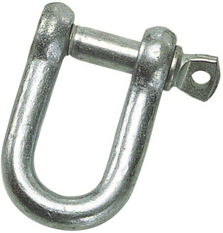 Verzinkter gerader Schäkel 12 mm. 1/2' Haushaltsgebrauch