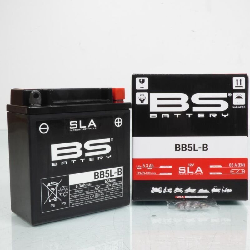 SLA-Batterie BS Battery für Roller TGB 50 Hawk 2010 bis 2012