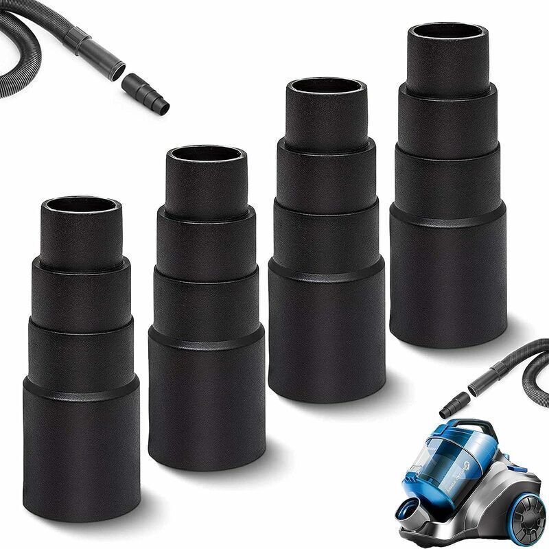 Schlauchadapter für Staubsauger, Staubsaugeraufsatz, für Staubsauger, Säge, Schleifmaschine – 4-teilig