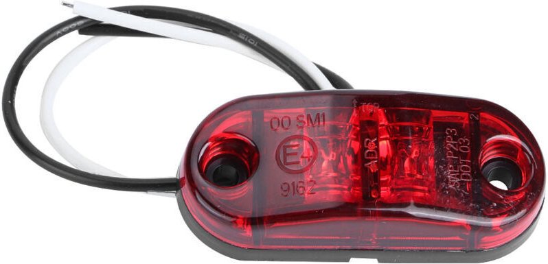4x 2 LED-Seitenmarkierungsleuchten für Auto, LKW, Anhänger, Wohnwagen, 12V 24V, Rot
