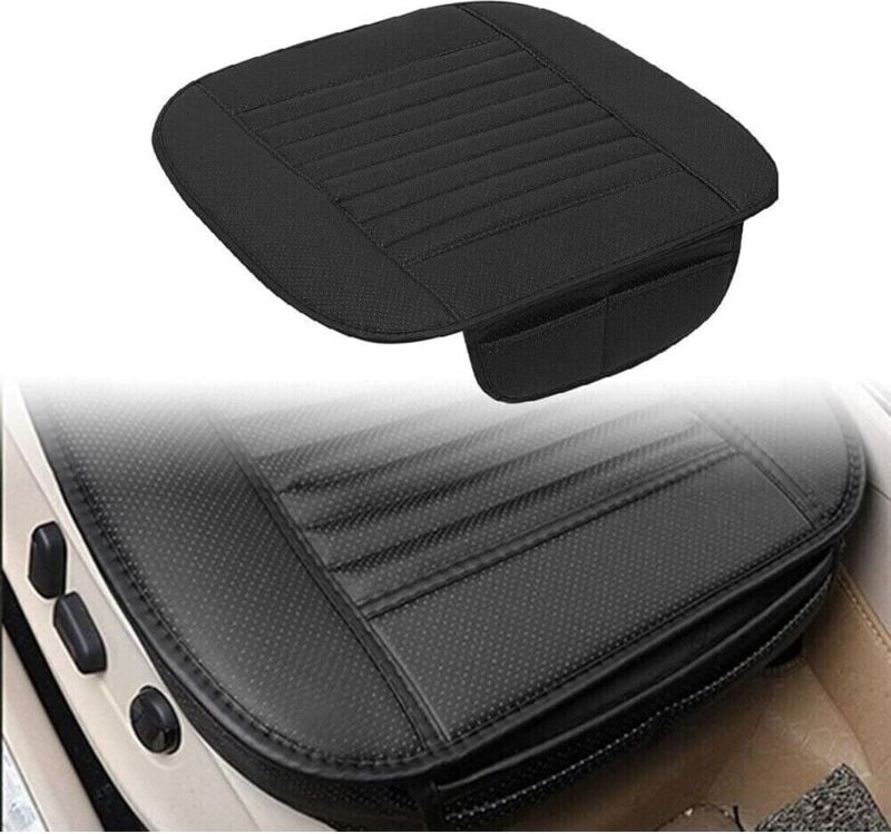 Youyijia Autositzkissen Sitzbezug Vordersitz PU Leder Memory Foam Sitzkissen Autositzkissen Universal Sitzbezug Vordersi...