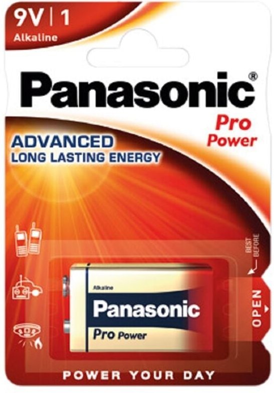 9V-Block Pro Power Batterie Blister - Panasonic