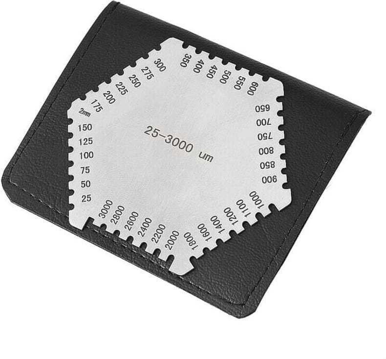 Sechseckiger Nassfilmkamm, Nassfilmdickenmessgerät 25-3000µm