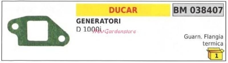 Dichtung Wärmeflansch DUCAR Lichtmaschine D 1000i 038407