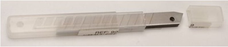 Aufbewahrungsbox mit 10 Ersatzklingen 9 mm – Das perfekte Werkzeug