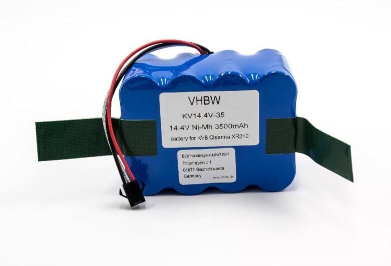 vhbw Akku kompatibel mit KV8 510B, S350 Home Cleaner Heimroboter (3500mAh, 14,4V, NiMH)
