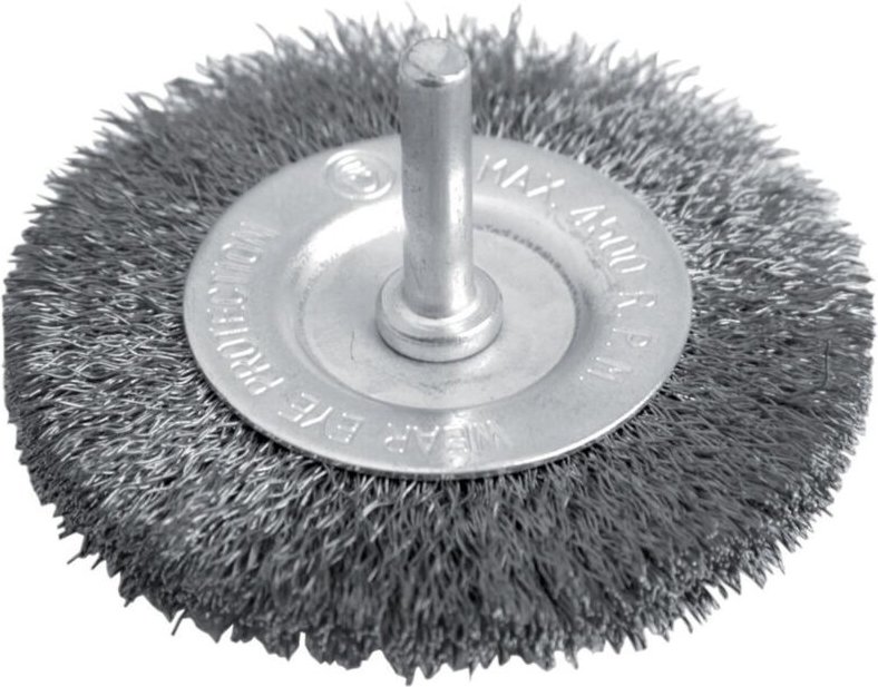 Rundbürste Stahldraht 100 mm grob gewellt - Fortis