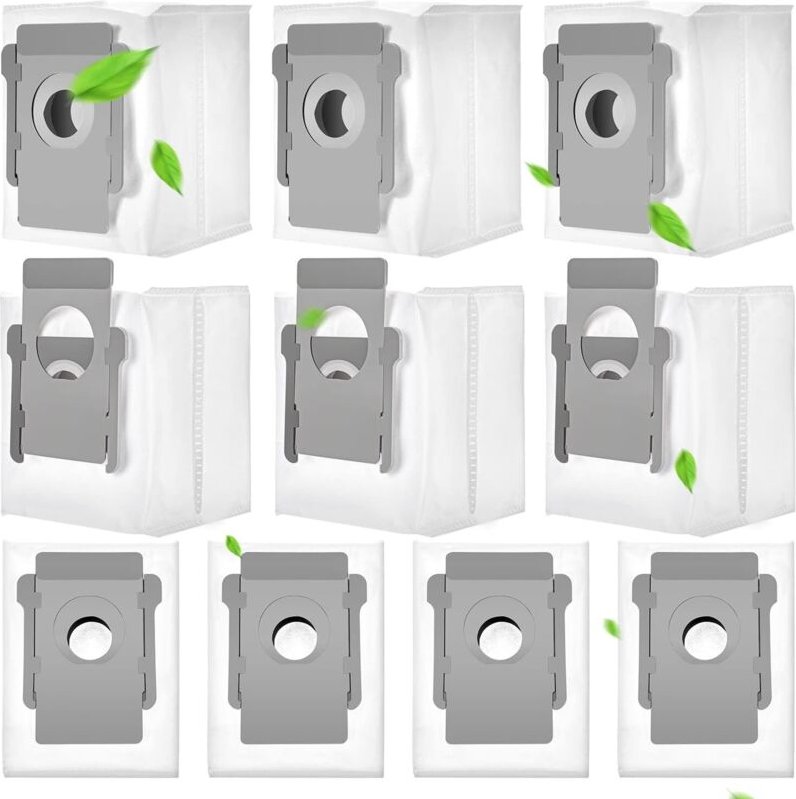 Thumbnail - 10 Stück iRobot Roomba i7 Beutel, Ersatz-Staubbeutel für iRobot Roomba i7 i7+ / i7 Plus E5 E6 E7 S9 S9+ Staubsauger