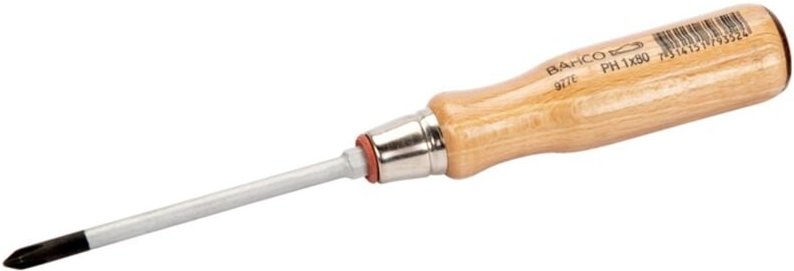 Bahco Phillips-Schraubendreher mit Holzgriff, PH3 x 150 mm
