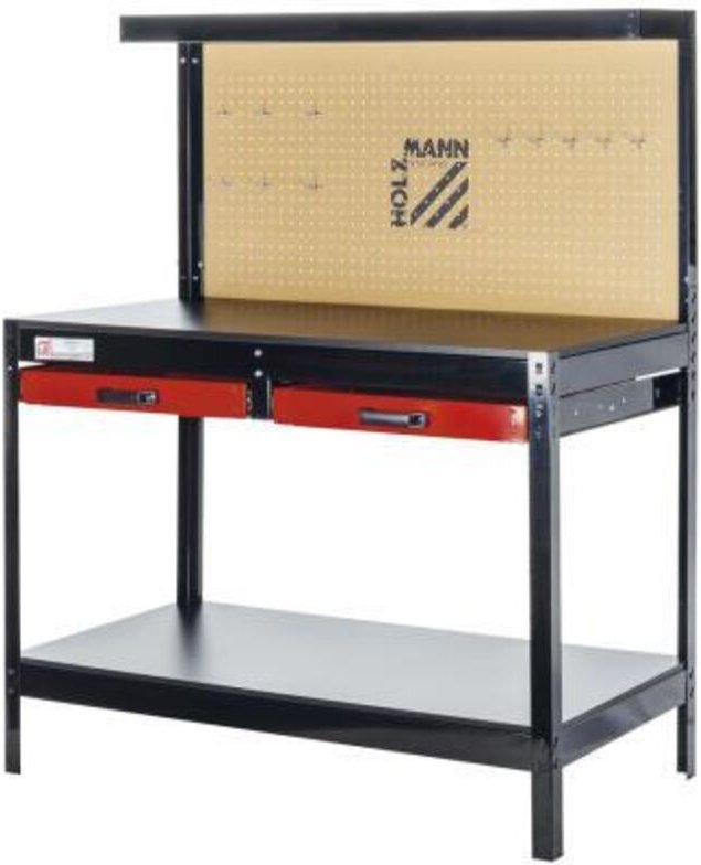 Holzmann - werkbank werktisch schublade werkstatt arbeitsplatte arbeitstisch WT06