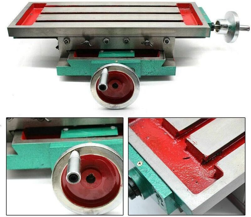 Multifunktions-Fräs-Arbeitstisch Fräsmaschine Composite-Bohrtisch Koordinatentisch Kreuztisch Bohrtisch Werkzeugmaschine...