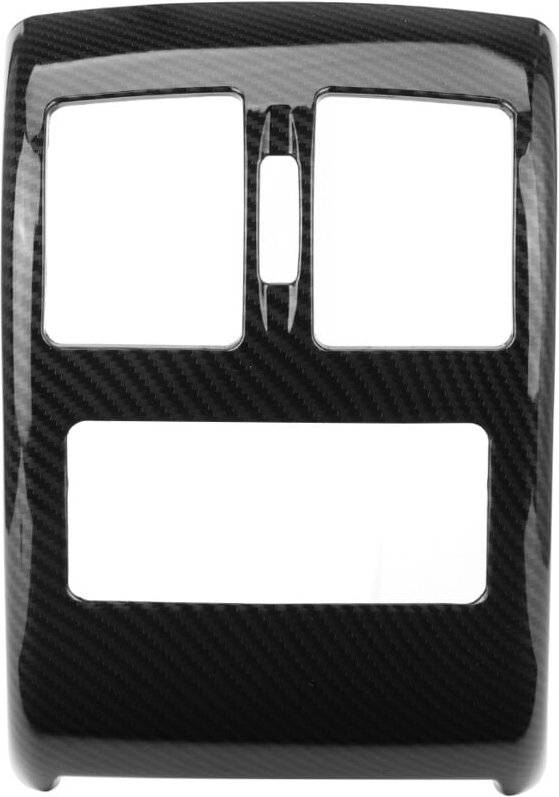 Eosnow Kohlefaser-Textur, hintere Lüftungsschlitz-Auslassabdeckung, passend für Mercedes Benz GLK X204 200 08–15