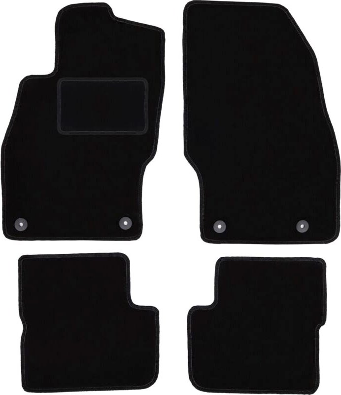 Thumbnail - Schwarze Veloursmatten für: Opel Corsa D Fließheck (2006-2015)