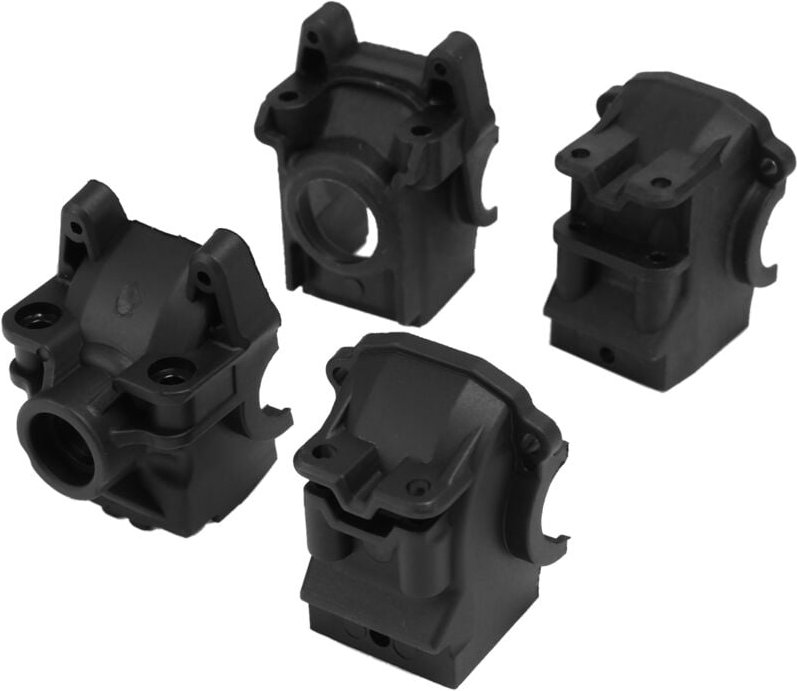 Tlily - GetriebegehäUse Vorne und Hinten für Slash vxl Hobby 9EMO HuanQi 727 1/10 rc Car Ersatzteil Upgrades