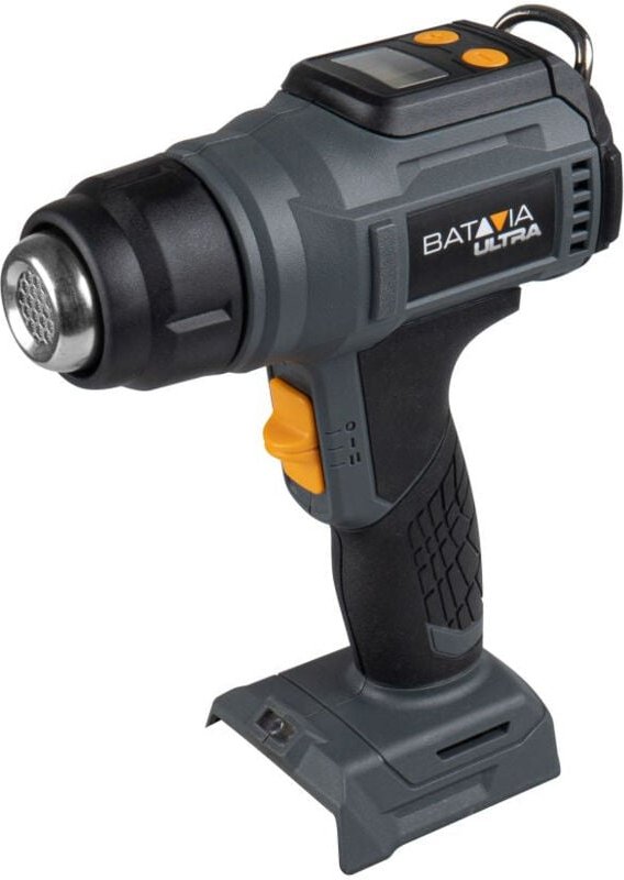 Akku-Heißluftpistole mit digitalem LCD-Display ohne Akku und