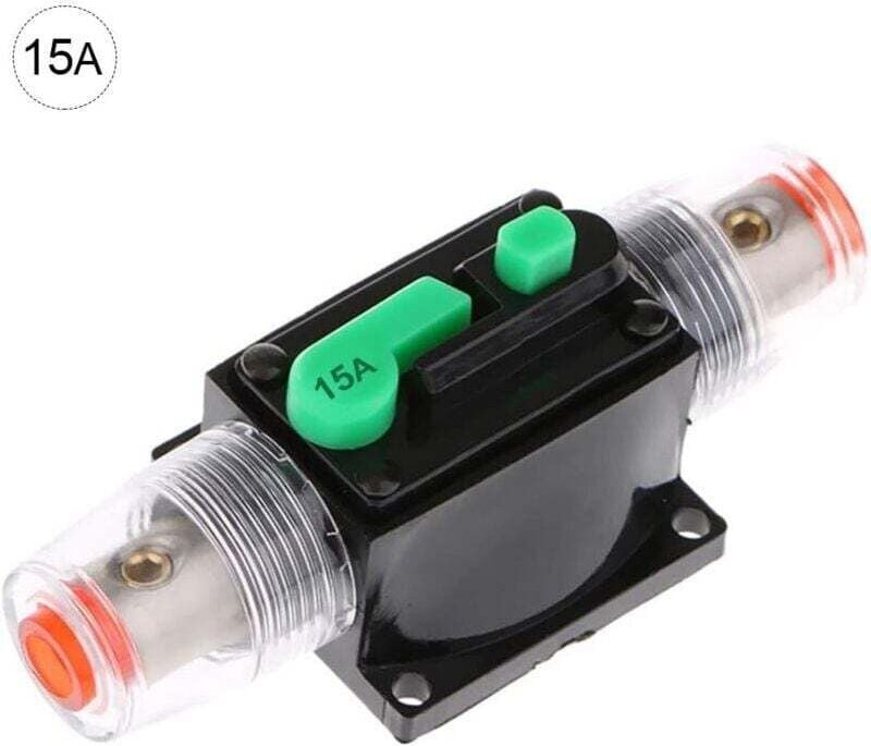 Sicherungshalter für Leistungsschalter, DC 12 V/24 V, wasserdicht, für Auto-Audio-Inline-Schutz, Sicherungshalter zum Zu...