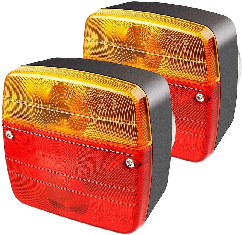 Rücklicht-Set für Anhänger, 21 w, 12 v, hintere Anzeigeleuchten, Bremsleuchte, Rücklicht für Anhänger, Transporter, lkw