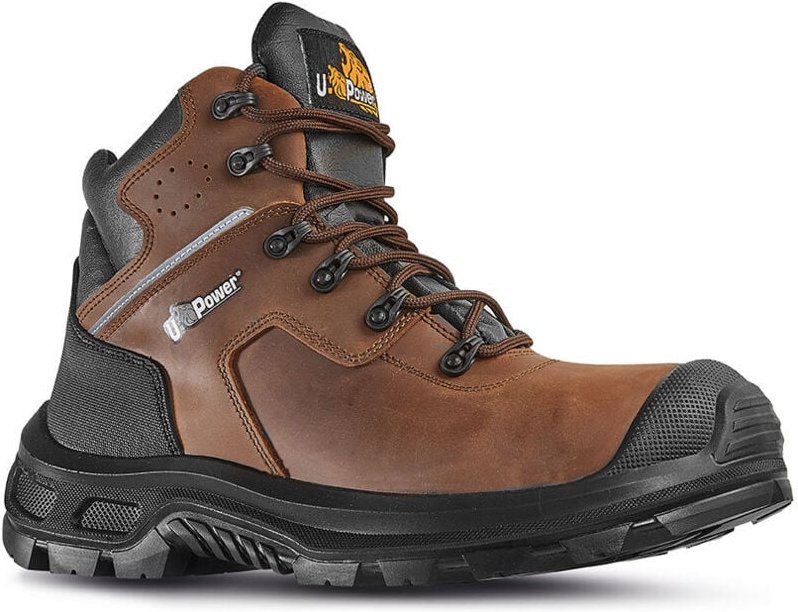 Hochsichere Sicherheitsschuhe HELSINKI UK ESD S3 CI SRC - Braun 35