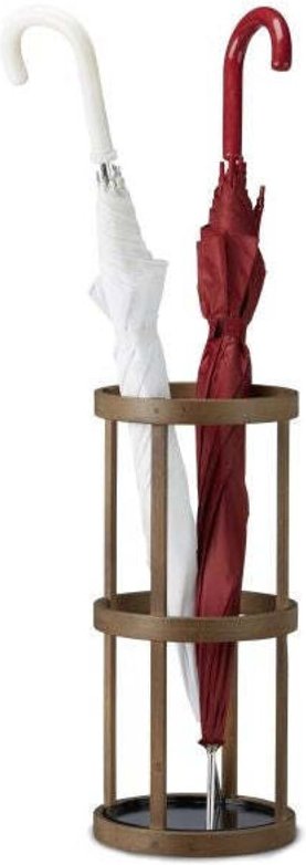 Round bamboo umbrella stand