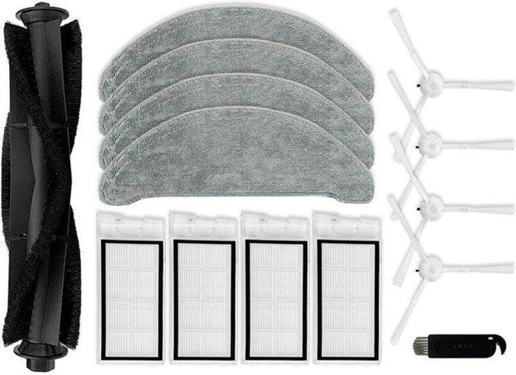 Für XCLEA H30 Plus/H40 Roboter Wichtigsten Seite Pinsel Hepa-Filter Tuch