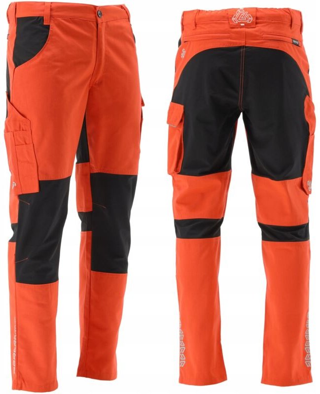 Arbeitshose SERWAL 4-Way STRETCH orange/schwarz Gr. M