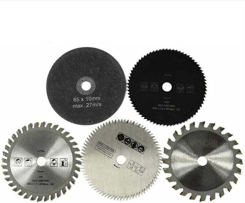 5 teile/satz 85mm Durchmesser 10mm Innendurchmesser Dreh Kleine Kreissäge Klinge Harte Legierung Dreh Schneiden Werkzeug...