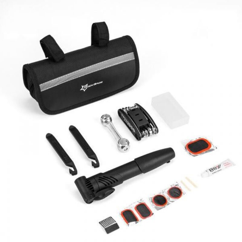 ROCKBROS Fahrradwerkzeugset, Werkzeugkasten, Organizer, Pumpe (GJ9816)