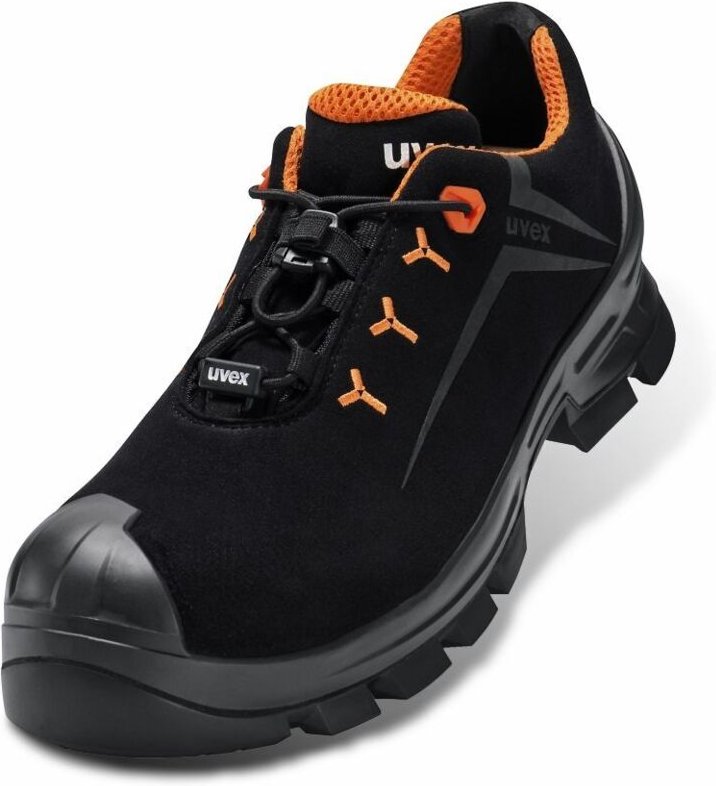 Uvex 6528443 2 MACSOLE® Halbschuhe S3 65284 schwarz, orange Weite 14 Größe 43