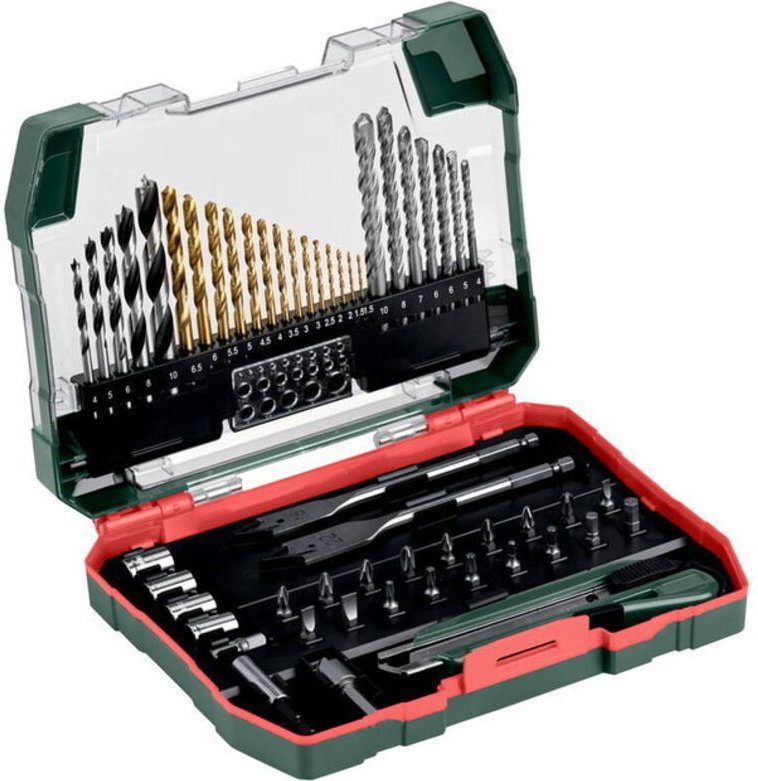 Metabo - Zubehör-Set sp, 55-teilig Bits und Bohrer Inhalt: div. Bits und Bohrer