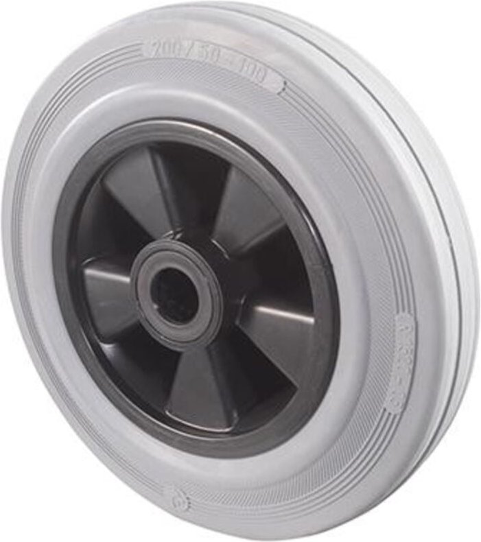 Bs-r OB-Rad,Rad ø 125, B46, grau,Achs ø 15, 100kg