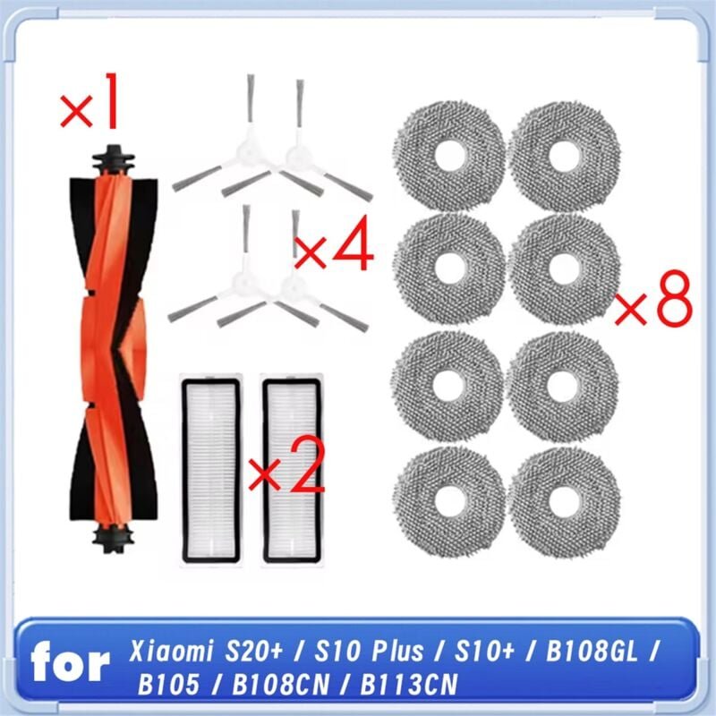 15 Stück für S20+ Kehrroboter-Ersatzteile