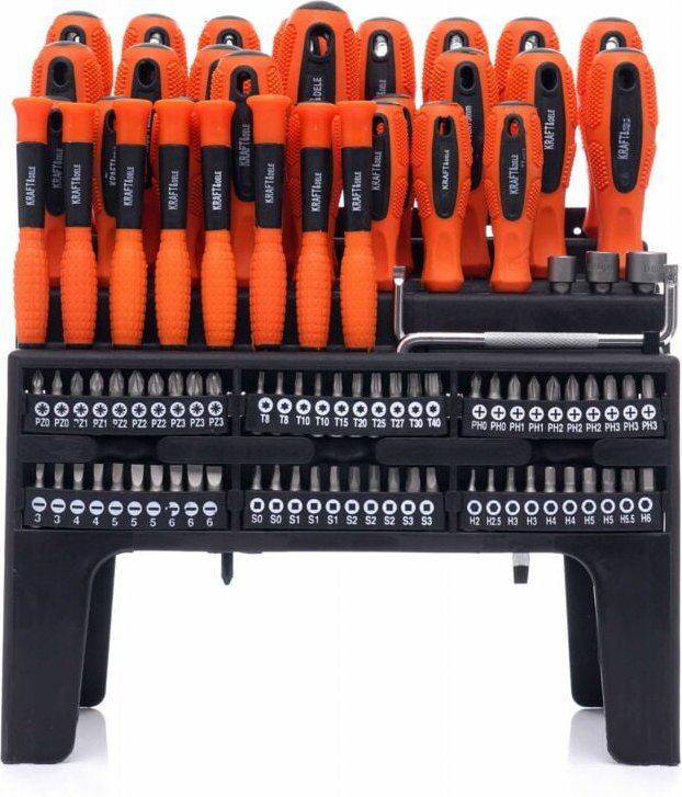 Grosser Set Schraubendreher, Schraubendreher Und Bits 100-Teilig Kraft&dele