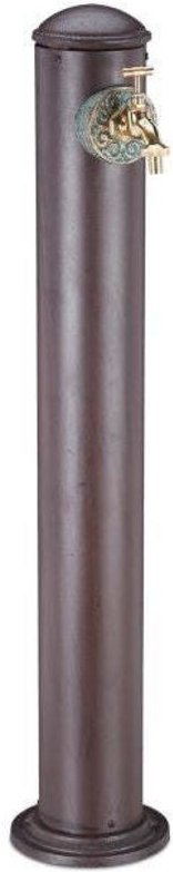 Round water fountain column