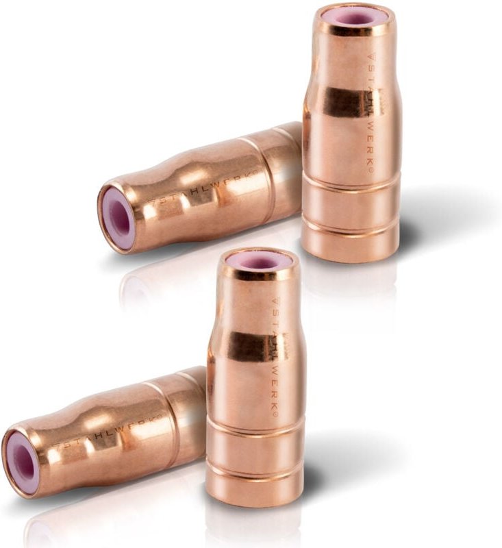 Stahlwerk - 4 x Original Fülldrahtdüse Gasdüse Fülldraht mig mag AK15/MB15