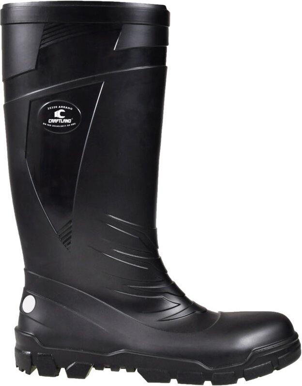 Gr .46 ARRANO PVC-STIEFEL schwarz ARRANO PVC-BOOT