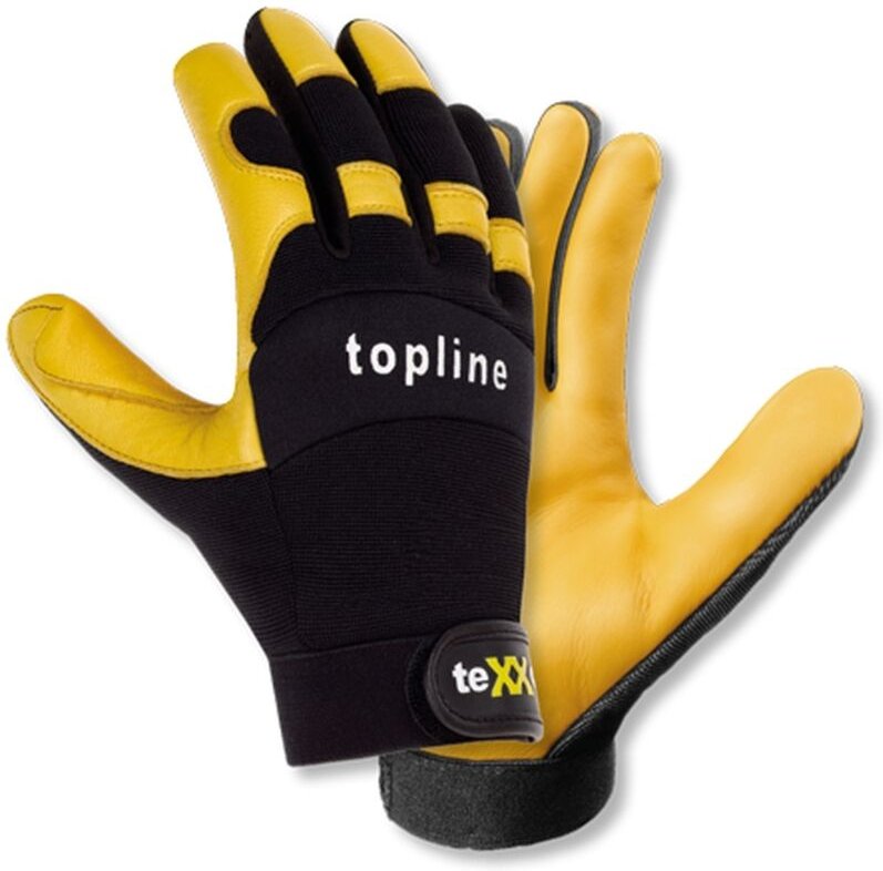 12 Paar topline Hirschleder-Handschuhe TACOMA, Größe 8