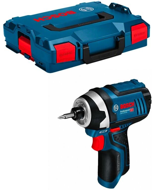 Bosch Professional - Bosch Akku-Drehschlagschrauber gdr 12V-105, Solo Version, l-boxx