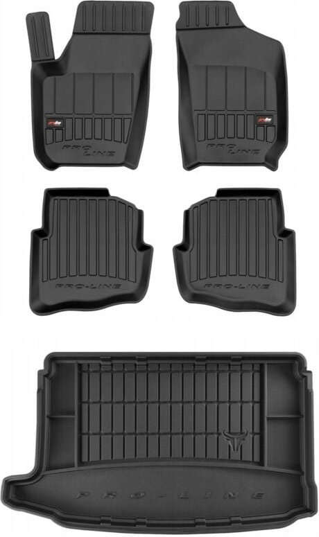 SET 3D Gummimatten VW Polo 4 HB 2001-2009 g 5-Türer