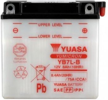 Yuasa-Batterie für Yamaha 125 Teos Scooter 2000 bis 2020 YB7L-B