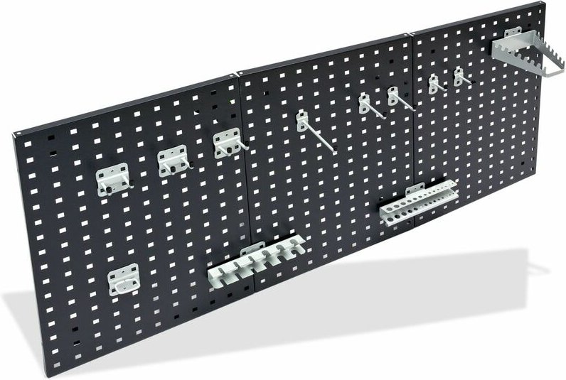 ADB - Hakensatz Hakenset Werkzeug-Haken Set 12-110 teilig Lochwand Werkzeughalter