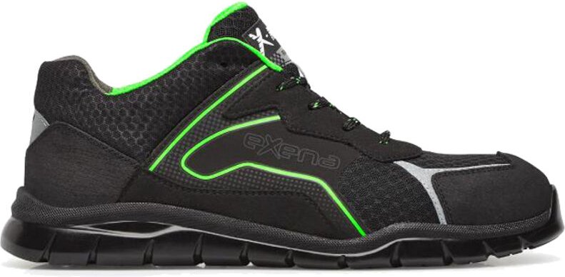 Exena XR66 Route S1P SRC Sicherheitsschuhe - 41 EU - Schwarz / Grün