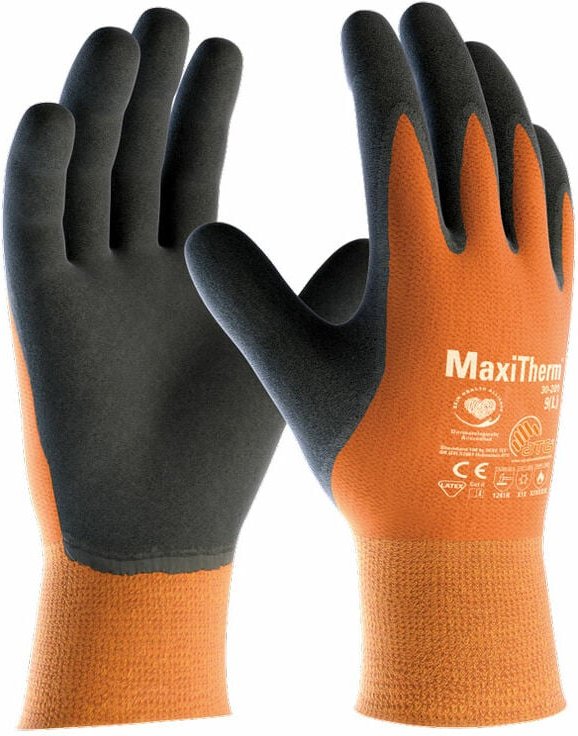 ATG - MaxiTherm 30-201 Arbeitshandschuhe - 9 (l) - Orange - Orange